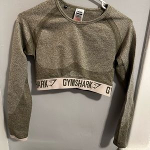 gymshark long sleeve cropped top